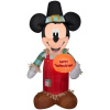 7 Foot Scarecrow with Pumpkin Fall Thanksgiving Inflatable